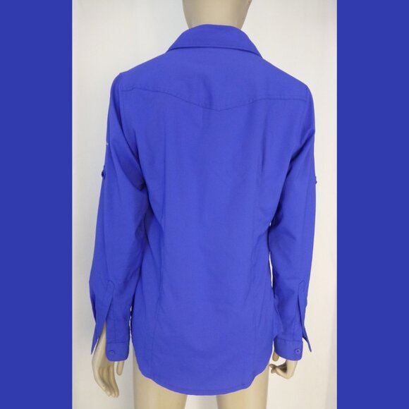 Columbia Omni-Shade Sun Protection Long Sleeve, Button Up Top - Picture 5 of 13